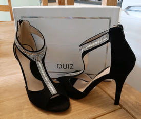 quiz silver shoes sale